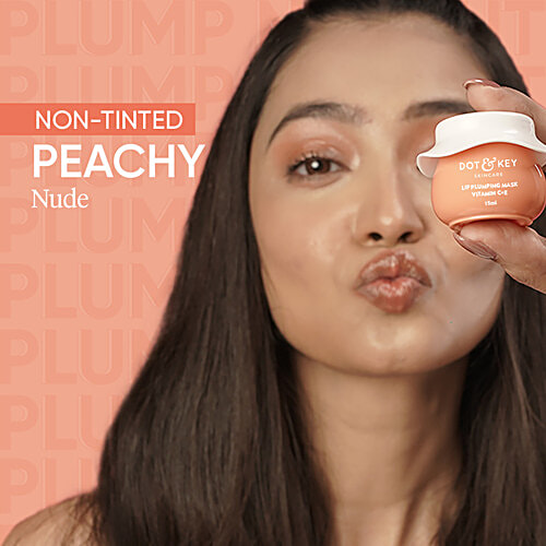 Buy Dot & Key Lip Plumping Mask Vitamin C & E, For Dry, Pigmented