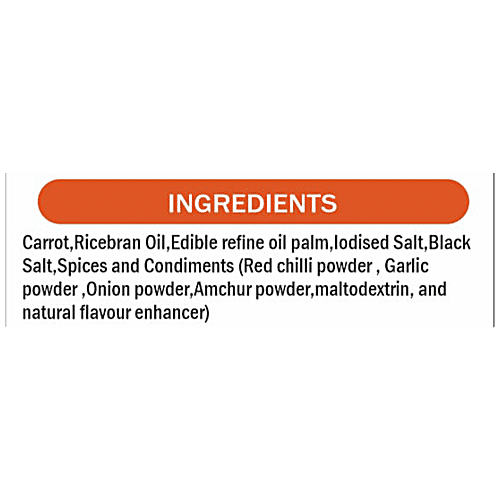 NUTRIBOAT Carrot Chips - Vacuum Cooked, High Nutrient Content, 25 g