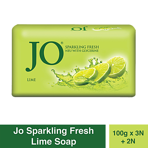 JO Soap - Lime, Sparkling Fresh, With Glycerin, 100 g (Buy 3 Get 2 Free)