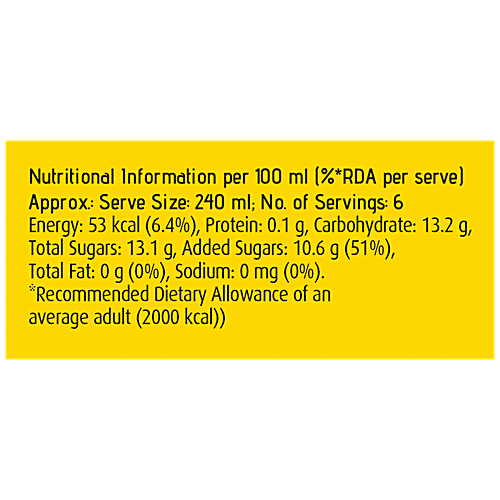 Del Monte Fruit Drink - Pineapple, 240 ml (Pack of 6) 