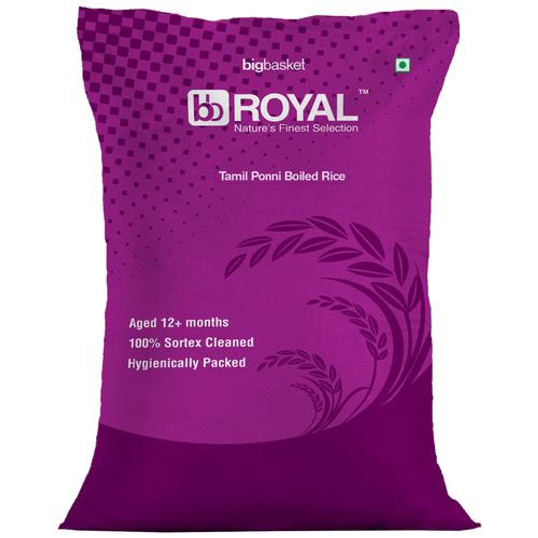 BB Royal Tamil Ponni Boiled Rice - 12 - 17 Months Old, 26 kg Bag