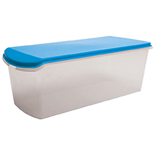 Gluman Bread Box - Plastic, Durable, Blue, 3.3 l  