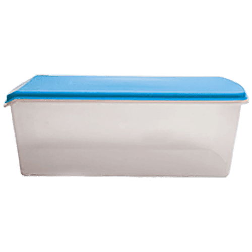 Gluman Bread Box - Plastic, Durable, Blue, 3.3 l  