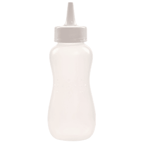 Buy Gluman Sauce Bottle Plastic, Leak Proof, White Online at Best