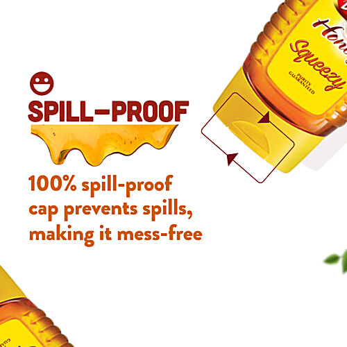 Dabur Honey Squeezy - Pure, Rich In Nutrients, No Sugar, Boosts Immunity, 700 g (Buy 1 Get 1 Free) 