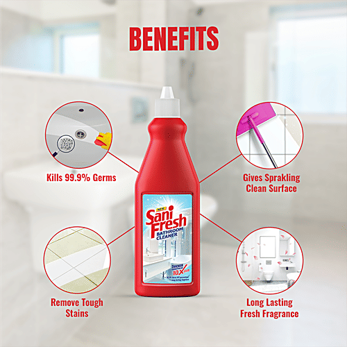 Buy SANIFRESH Bathroom Cleaner Kills 99.9 Germs, Removes Tough