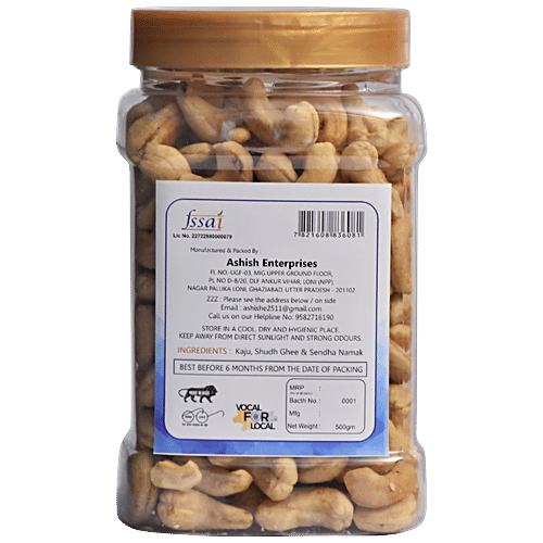 A VAISHALI Roasted Kaju, 500 g  