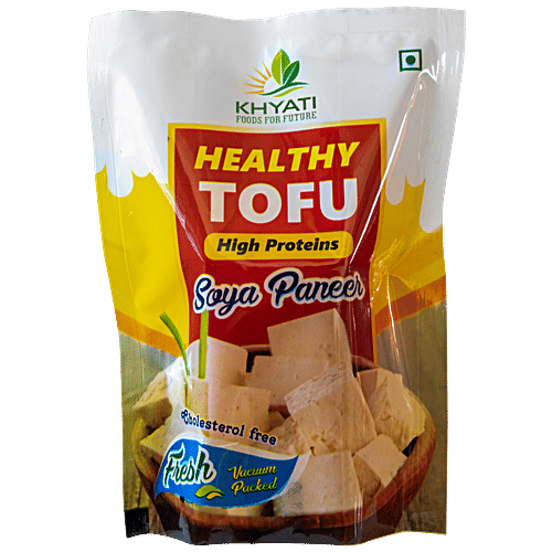 Buy Khyati Tofu/Soya Paneer Fresh, Healthy, High In Protein