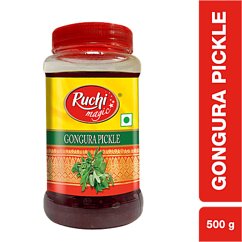 Buy Ruchi magic Gongura Pickle Adds Taste Online at