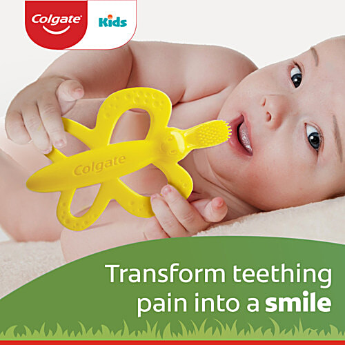 Buy Colgate Baby Toothbrush Teether For 012 months BPA Free
