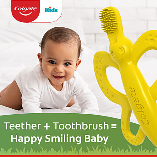 Buy Colgate Baby Toothbrush Teether For 012 months BPA Free