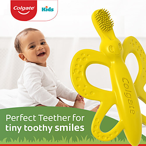 Buy Colgate Baby Toothbrush Teether For 012 months BPA Free
