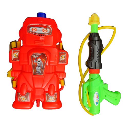 House of Festivals Holi Color Pichkari/Water Gun Robot Shape With Storage Tank,Medium,High Quality, 1 pc  