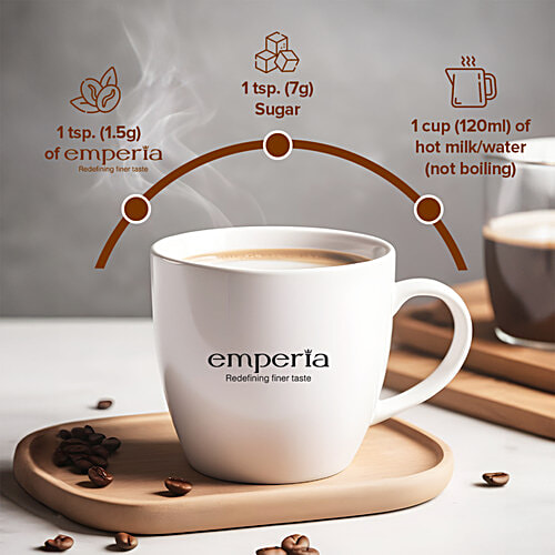 emperia Aura Instant Coffee - Chicory Mix, 50 g Pouch 