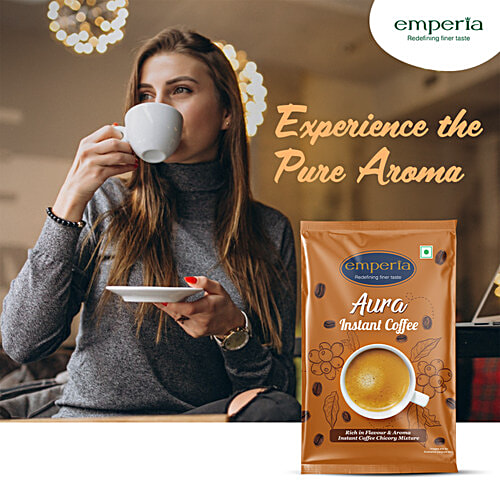 emperia Aura Instant Coffee - Chicory Mix, 50 g Pouch 
