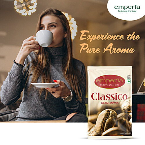 emperia Classico Instant Coffee Powder, 50 g Pouch 