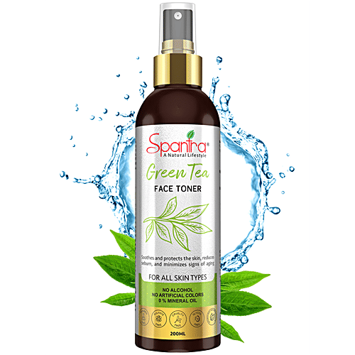 Buy Spantra Face Toner Green Tea, Tightens Large Pores, Treats Acne