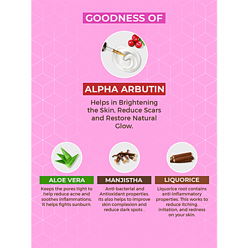 Spantra Brightening Alpha Arbutin Oil Free Face Cream - Hydrating, Prevents Dark Spots, 50 ml