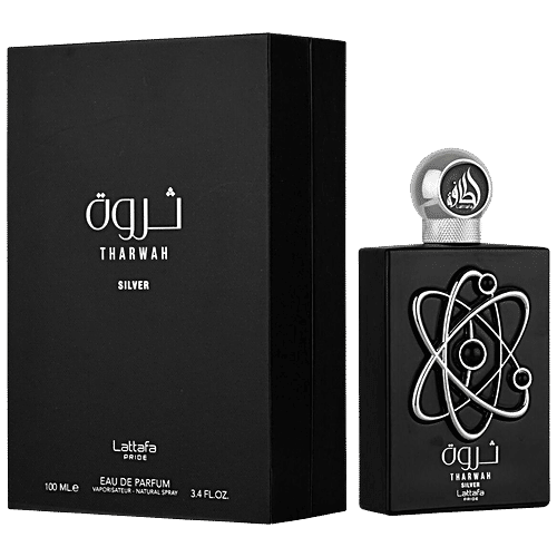 Lattafa Pride Eau De Parfum - Tharwah Silver, Natural Spray, Long-lasting, 100 ml