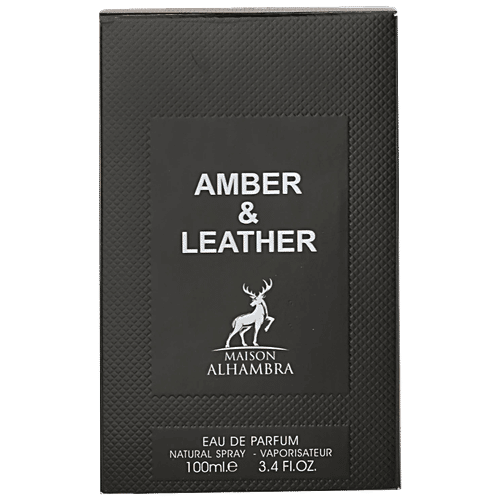 Lattafa Maison Alhambra Eau De Parfum - Amber & Leather, Natural Spray, Long-lasting, 100 ml  