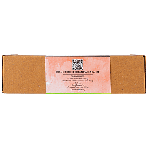 Bun Maska Tomato & Basil Kit With Durum Wheat Penne Pasta & Pesto Sauce - Instantly Cooks In 15 Min, 304 g  