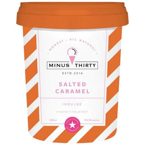MINUS 30 Indulge Salted Caramel Ice Cream, 500 ml  