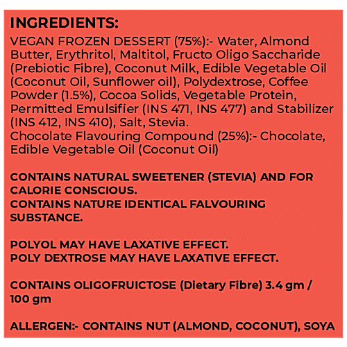 Noto Mini Bites - Coffee Chocolate, Vegan, Zero Added Sugar, 180 ml  