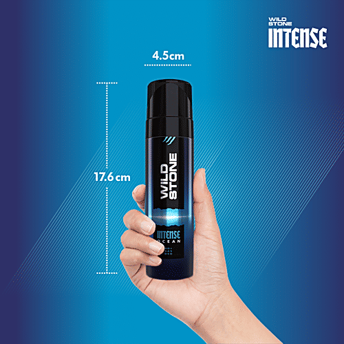 Wild Stone No Gas Deodorant - Intense Ocean, Long-lasting Fragrance, For Men, 120 ml