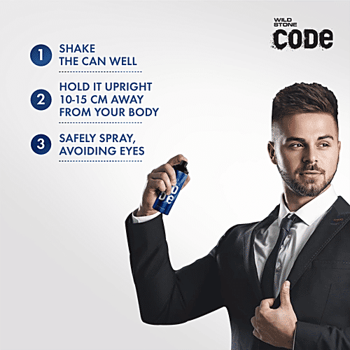 Wild Stone Code Body Perfume Travel Pack - Titanium, Iridium, Steel & Copper, For Men, 40 ml (Pack of 4) 