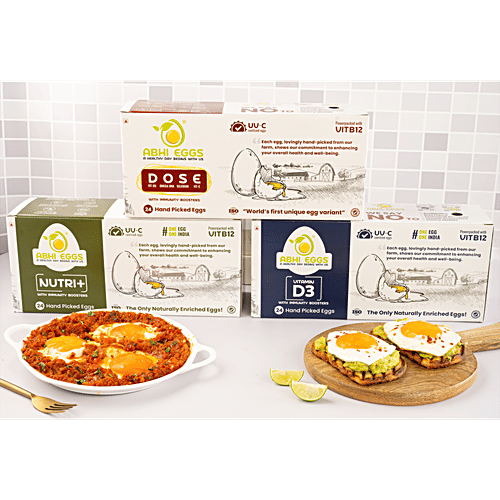 Abhi Eggs With Vitamin D3, 24 pcs