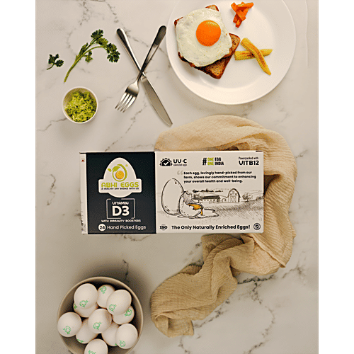 Abhi Eggs With Vitamin D3, 24 pcs