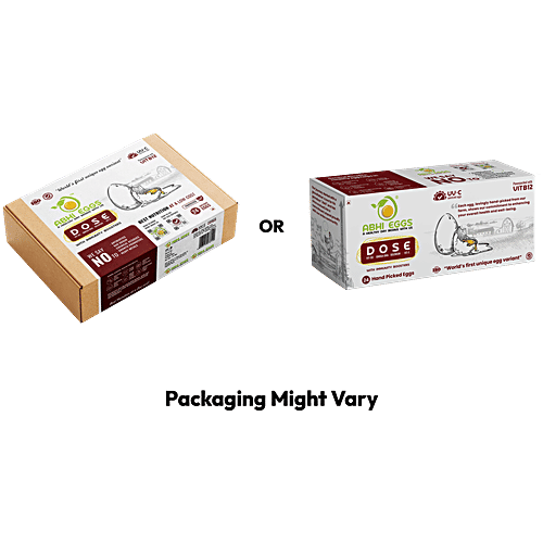 Abhi Eggs D.O.S.E with Immunity Boosters, antibiotic free, 24 Pcs  