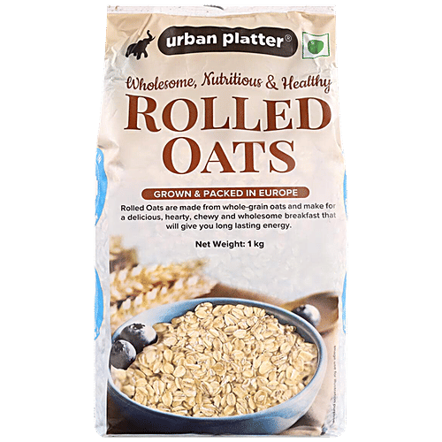 Buy Urban Platter Rolled Oats WholeGrain, High In Fibre & Protein