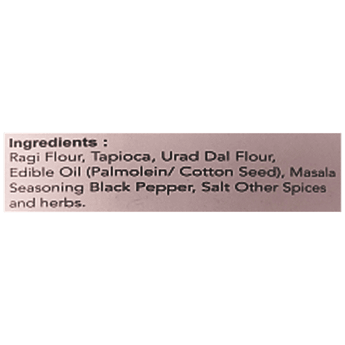 Greenland Ragi Chips - Masala Flavour, Healthy Snacks, 135 g PET Can 