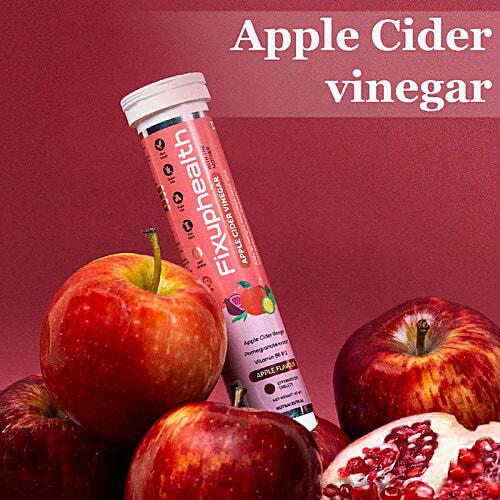 Buy Fixuphealth Effervescent Tablets Apple Cider Vinegar, With Mother