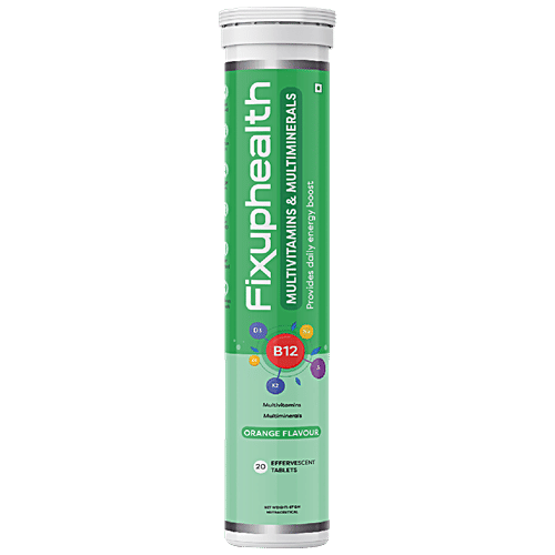 Buy Fixuphealth Effervescent Tablets Multivitamins & Multiminerals