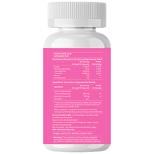 Fixuphealth Omega 3 Vegan Capsules - Boosts Overall Health, 60 pcs  