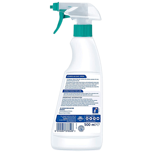 Dr. Beckmann Starch & Easy Iron - For A Smooth, Crisp Finish, 500 ml  