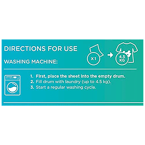 Buy Dr. Beckmann Magic Leaves Laundry Detergent Sheets Universal