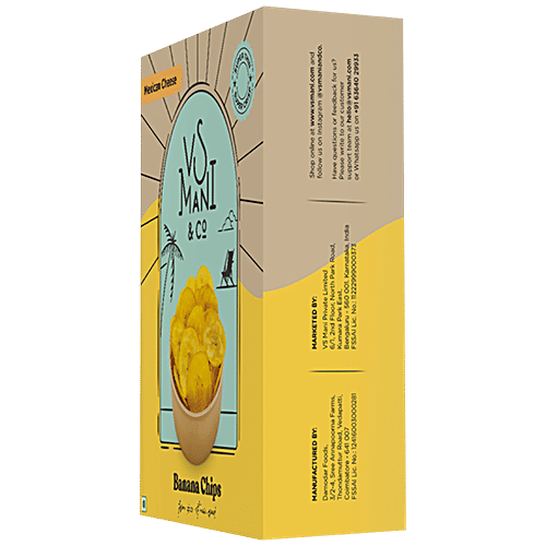 Vs Mani & Co. Banana Chips - Mexican Cheese, 65 g