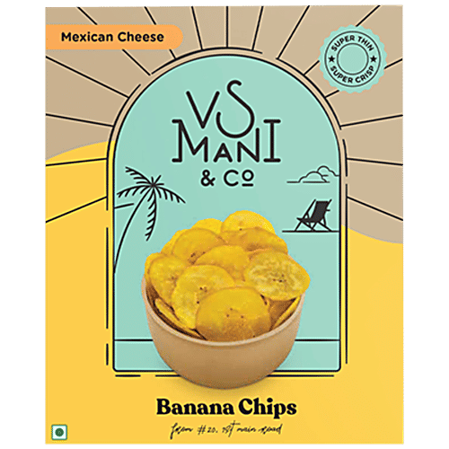 Vs Mani & Co. Banana Chips - Mexican Cheese, 65 g