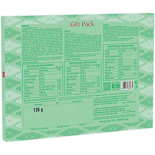 Lavian Exotique Memories Mini Pack - Brittle, Truffles, Brownies, 126 g  