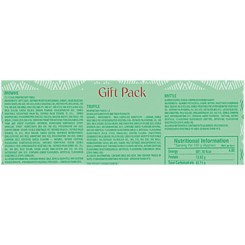 Lavian Exotique Memories Mini Pack - Brittle, Truffles, Brownies, 126 g  