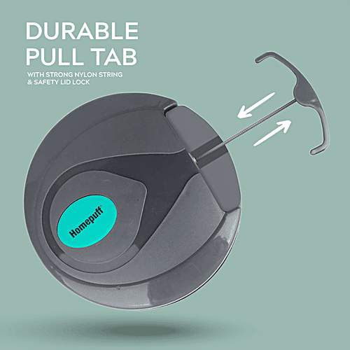 Home Puff Fruit & Vegetable Chopper For Kitchen - 3 Sharp Stainless-Steel Blades, Food-Grade, Anti-Slip Base, 375 ml