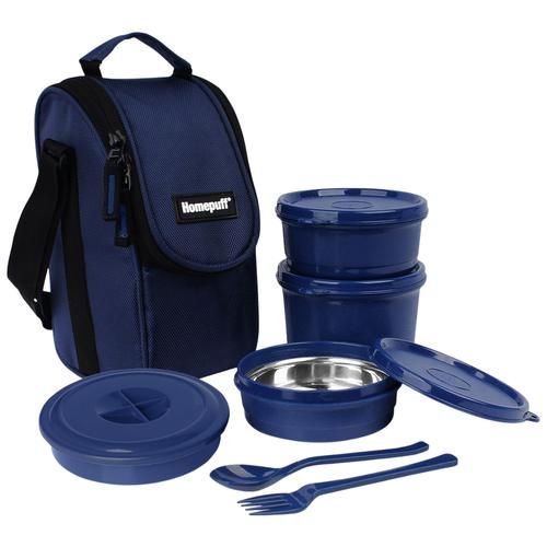 Buy Home Puff Stainless Steel Insulated Lunch Boxes for Office Men