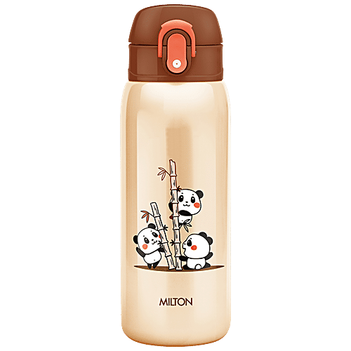 Milton Jolly 475 Stainless Steel Insulated Water Bottle - Ivory, 390 ml  