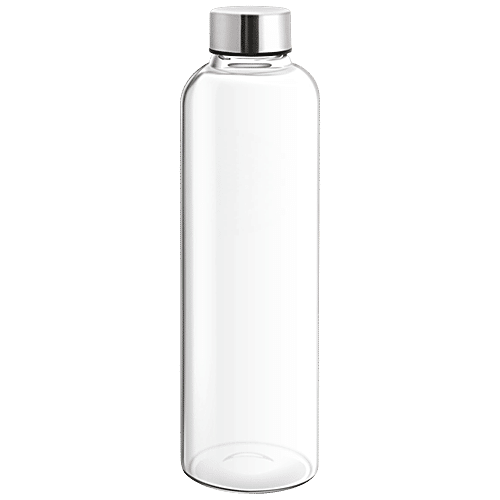 Buy Treo Clarion Borosilicate Glass Water Bottle Leak Proof, BPA Free Lid, Transparent Online