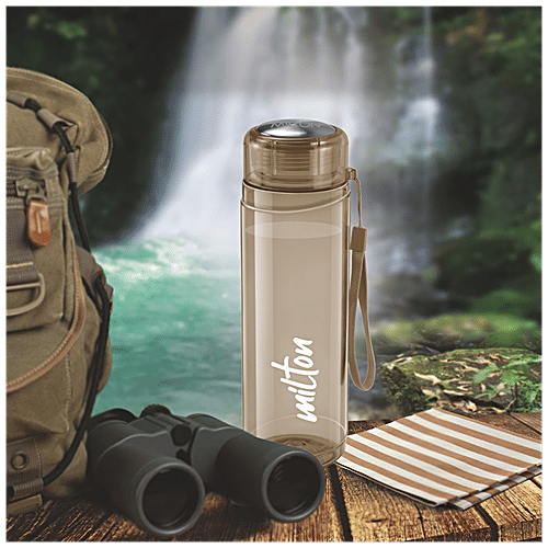 Milton Hector Pet Water Bottle - BPA Free, Leak Proof, Brown, 1 L (1 pc) 