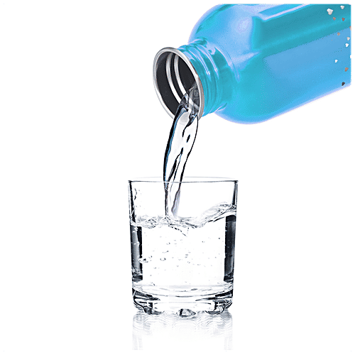 Milton Alive Stainless Steel Water Bottle - Leak Proof & Rustproof, Cyan, 750 ml (1 pc) 