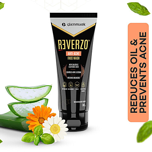 Buy Reverzo Glenmark AntiAcne Face Wash With Glycolic & Salicylic